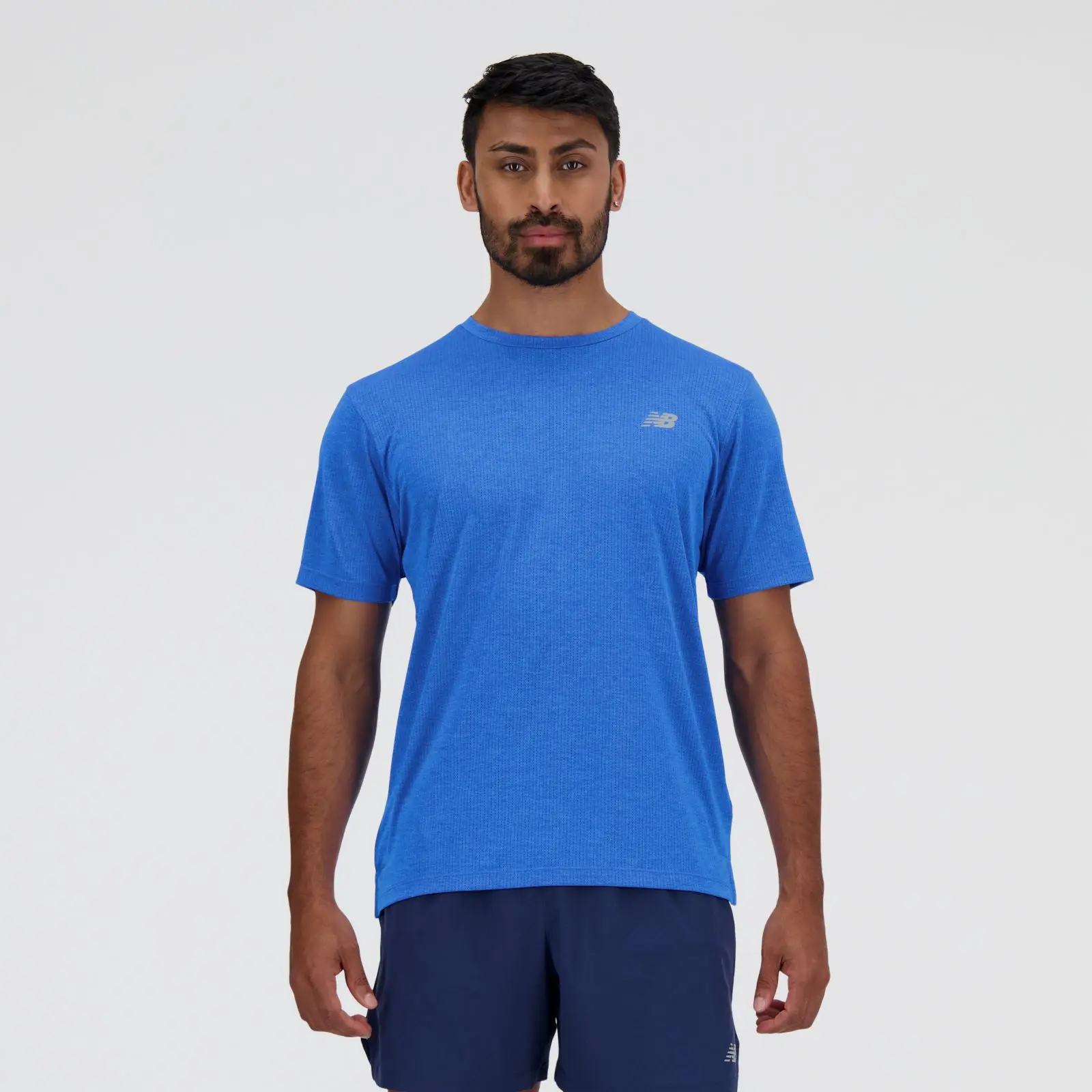 New Balance Remera Athletics T-Shirt MT41253, blue, swatch
