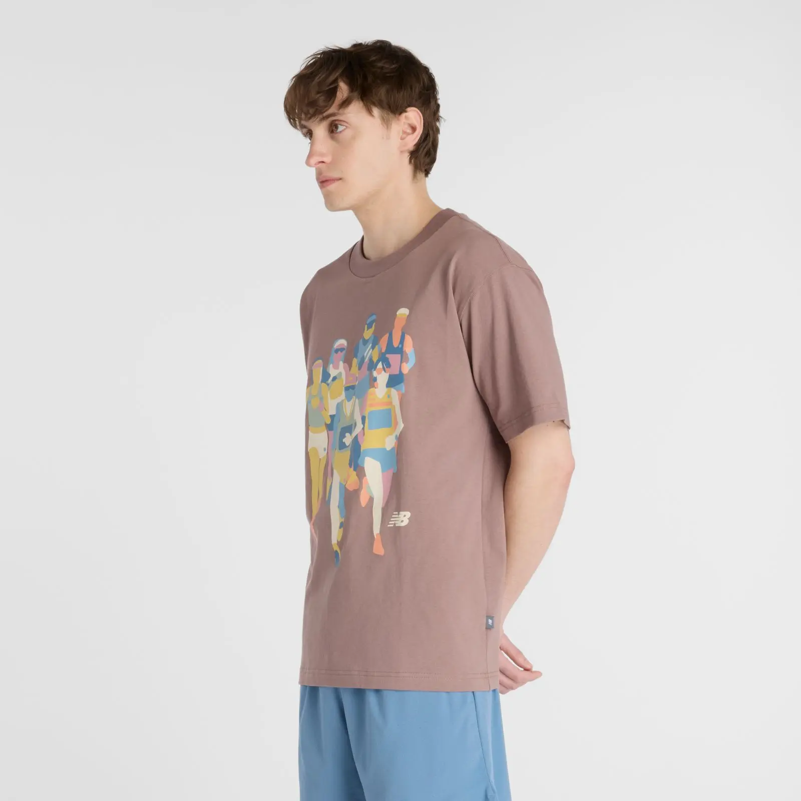 New Balance Remera Athletics System That Runs MT53909, , large