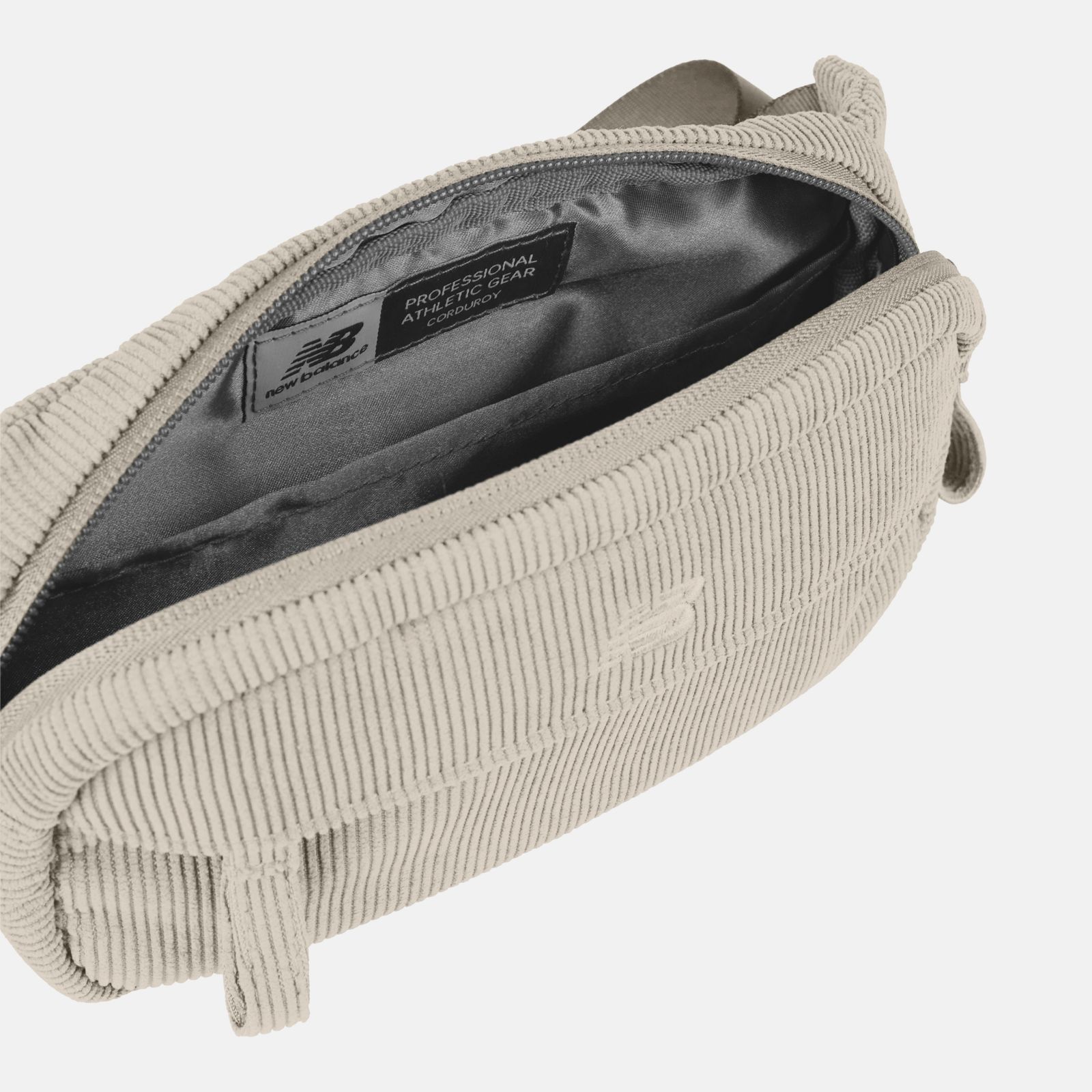 New Balance LAB23171LIN CORDUROY WAIST BAG, Linen, large