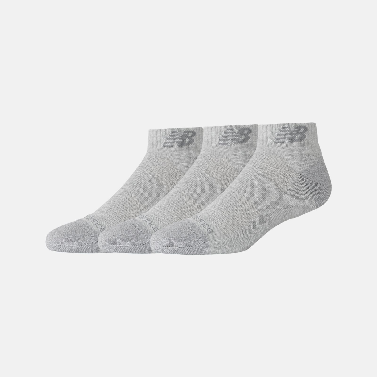 New Balance Medias Active Low Cut Socks Pack x3 LAS35205, Athletic Grey Heather, swatch