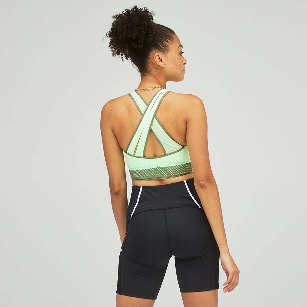 New Balance WB21288VSG Q Speed Bra Top, Green, large